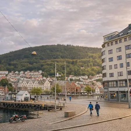 Bryggen Og Havneutsikt, Felles Takterrasse Bergen