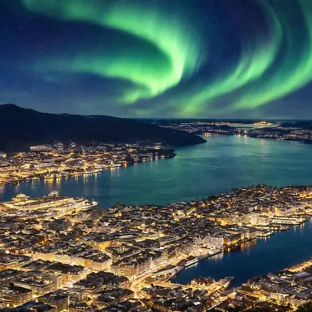 Bryggen Og Havneutsikt, Felles Takterrasse *