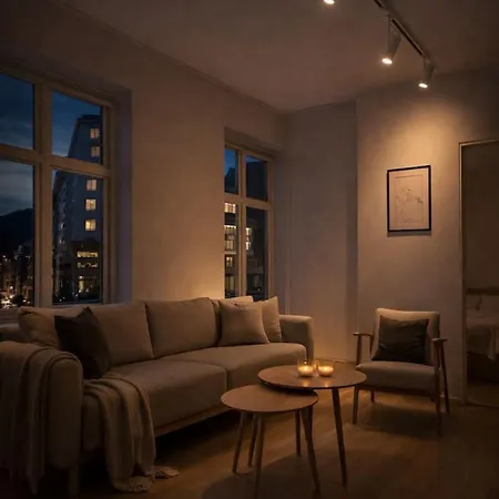 Appartement Bryggen Og Havneutsikt, Felles Takterrasse Bergen