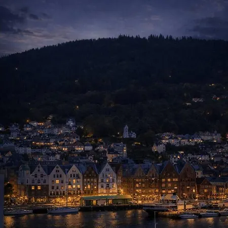 Bryggen Og Havneutsikt, Felles Takterrasse Appartement Bergen